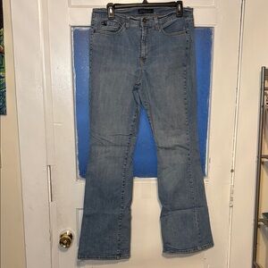 Jeanstar Women’s Classic Blue Denim Flare Jeans Size 10
